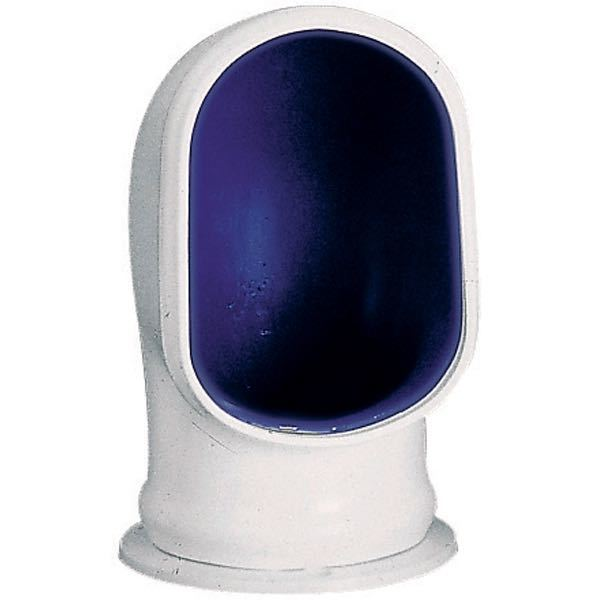 Dorade Ventil hoch blau 230 x130 mm Gewinde 90mm