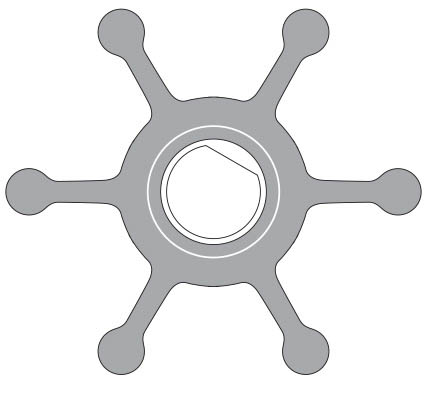 Johnson Impeller 09-1077B-9 Ø35.2mm