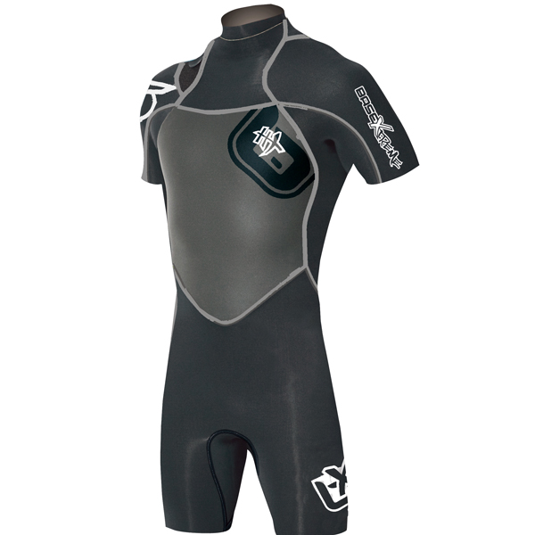 Base hx Neoprenanzug kurzes Modell Herren schwarz Größe S