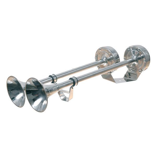 Trompetenhorn doppelt 12V AAA 115+5 dB