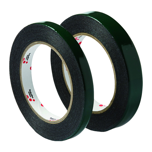 Doppelseitiges Klebeband schwarz Outdoor 19mm x 5m