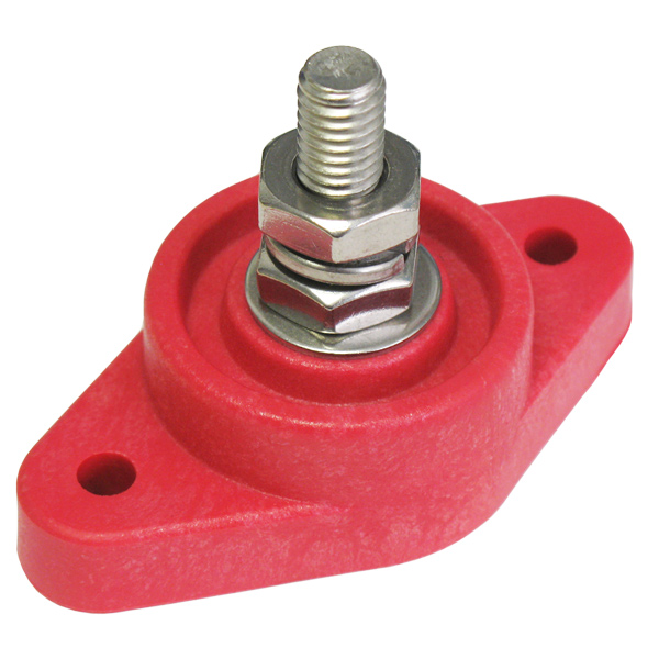 EL coupling single red max. 240Amp Ø9.5mm