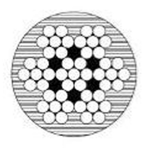 Wire stainless 7x7 pre-coated white Ø: 2/3 mm