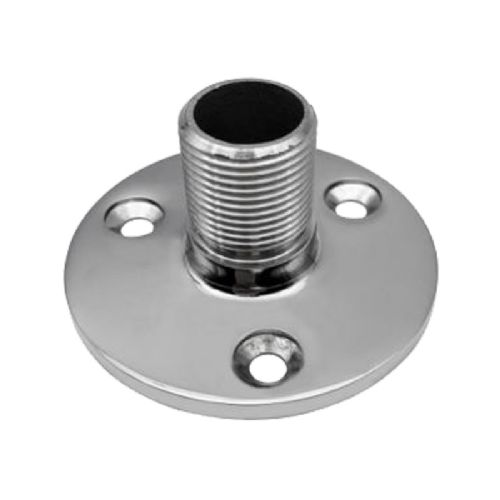 Antenna bracket stainless for deck mounting Base:70 mm H:41 mm