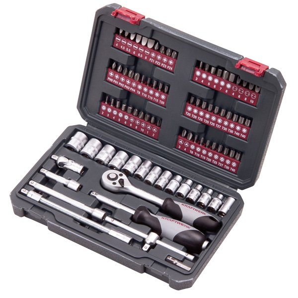 Schraubenschlüsselsatz Basic-Line 82-teilig 1/4" 4 -14mm
