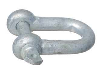 1852 Schäkel mit Flügelschraube verzinkt 14mm