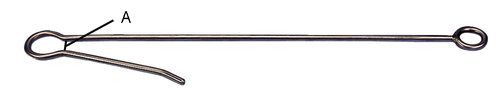 Bending hook 1050mm AISI 316 stainless steel