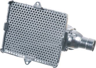 Bottom strainer 115 x 100 ø38mm horizontal