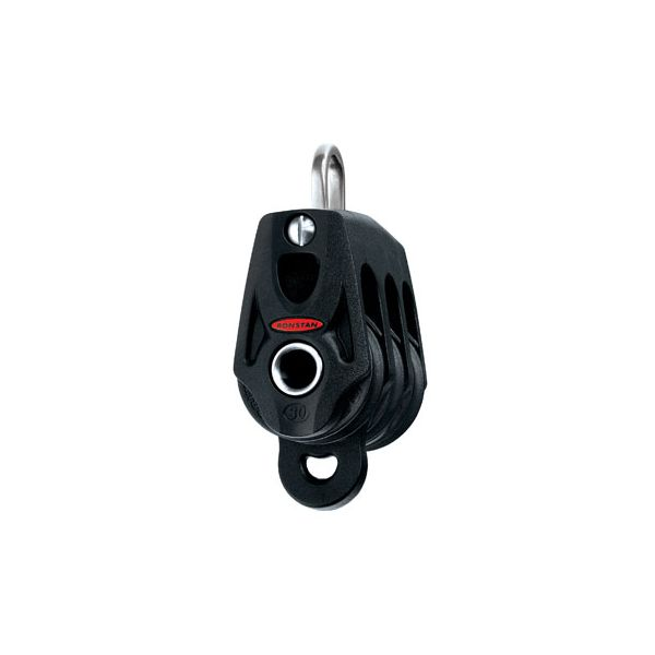 Ronstan Orbit Dreifachblock mit Hunderotz
