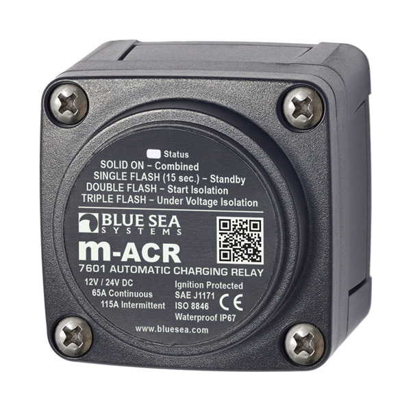 Blue Sea Splitter relay 65 A 12/24V