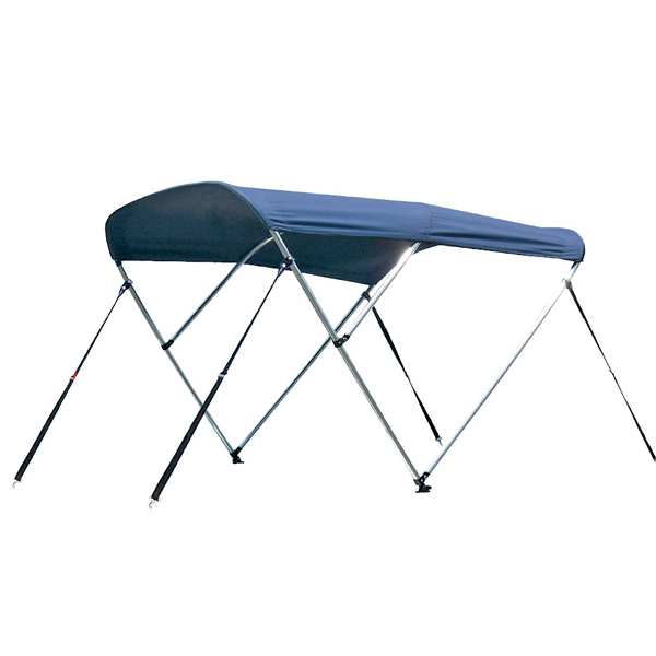 Bimini top 3-arm alu rør Ø25mm blå L180 B200-210 H110cm