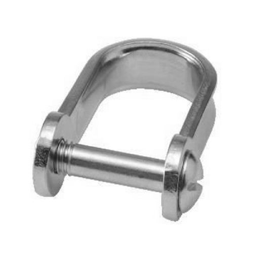 Shackle D rf w/notch 6 mm Breaking load 1400 kg 1 pc 165206