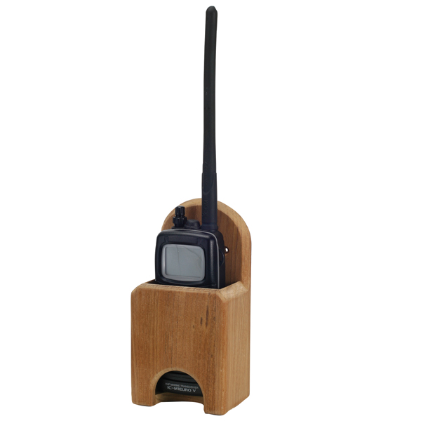Roca holder for VHF teak 8x15.8x5.4cm