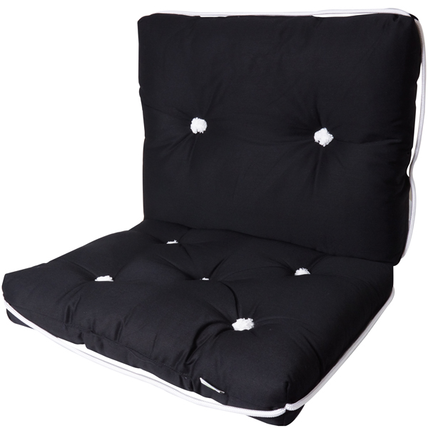Kapok pillow double black