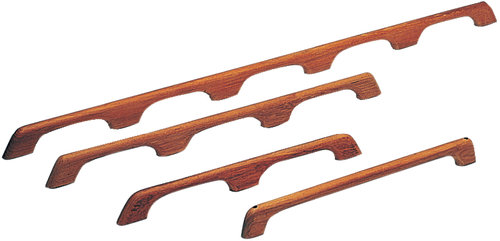 Roca handle row teak 3 handles 840x60x30mm