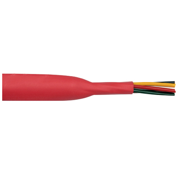 Heat shrink tubing 7pcs of 15cm red from inner Ø19.1 to Ø9.5mm