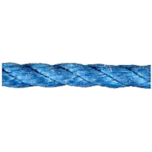 Rope PP 3-ply blue 4 mm