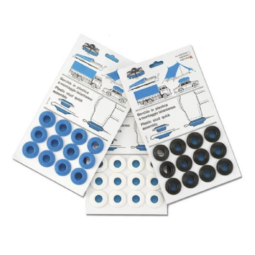 Ösen blau Loch-Ø:15 mm