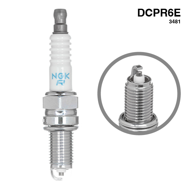 NGK spark plug dcpr6e - 3481