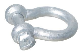 1852 Lyraschäkel verzinkt 16mm