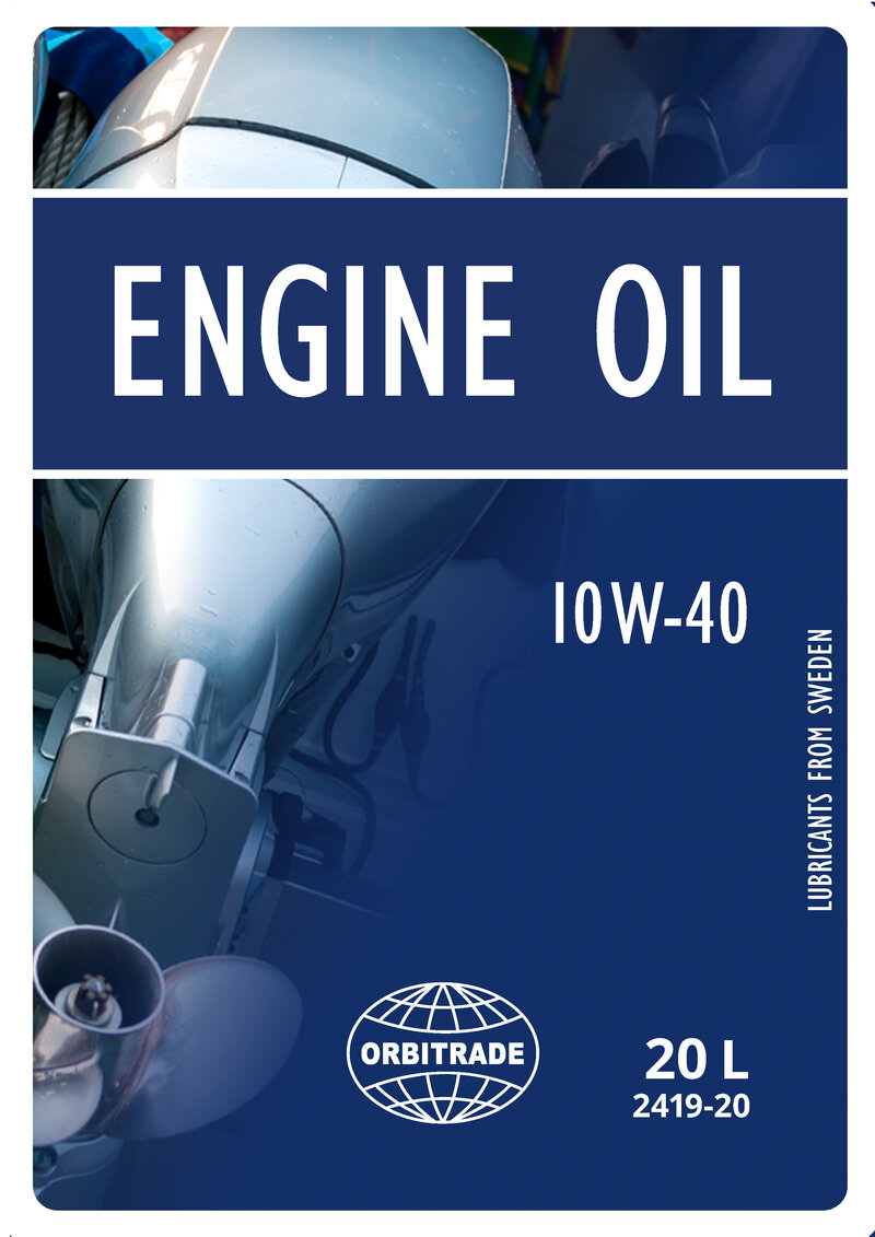 Orbitrade Motor Oil Semi-Synthetic 10W-40 20L