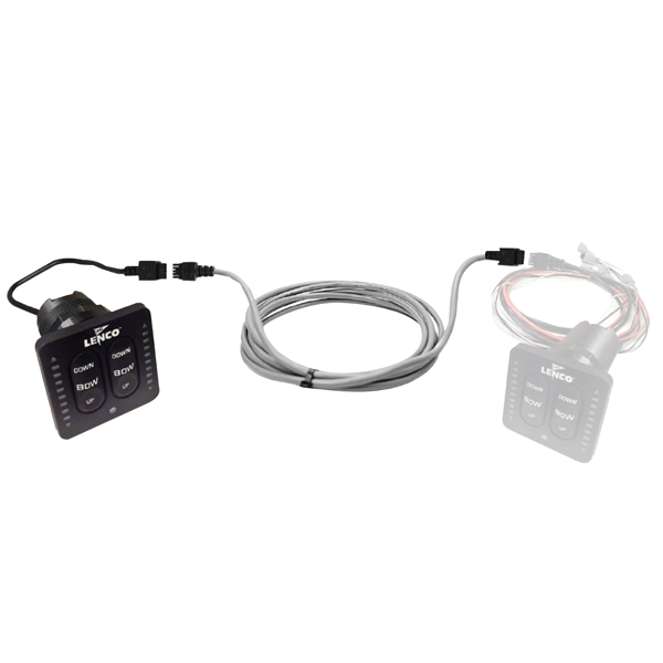 Lenco flybridge control with indicator with 6m cable