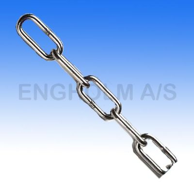 Kæde langl blank DIN 763 4,0 mm 32 x 16mm
