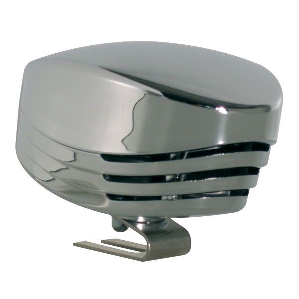 Single electric horn 12v mini chrome plated