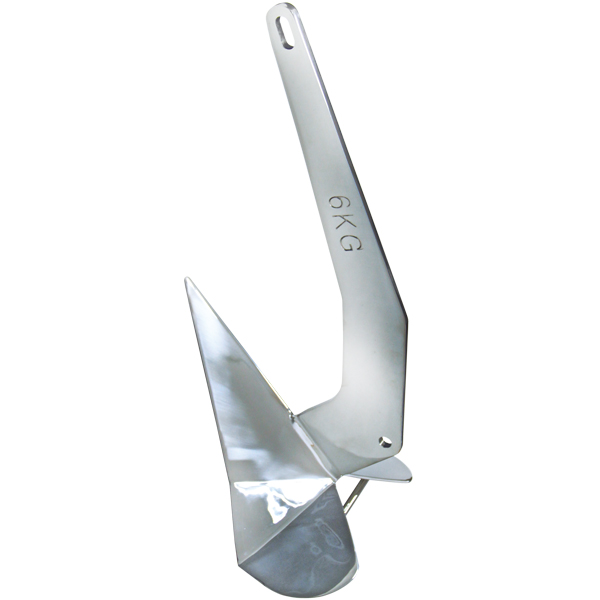 DC - Delta Anker 20 kg 316 RF Stahl - für Boote 13-16 M
