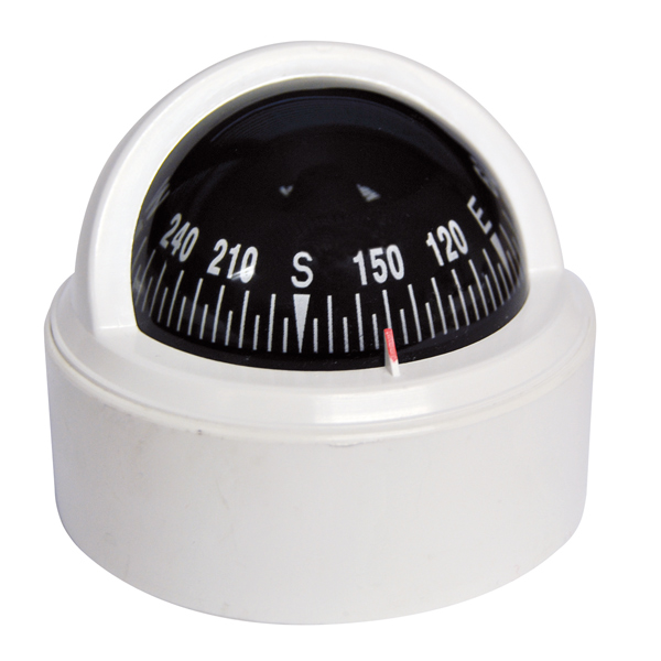 Riviera Kompass STELLA BS1 65mm - weiß mit weißer Rose