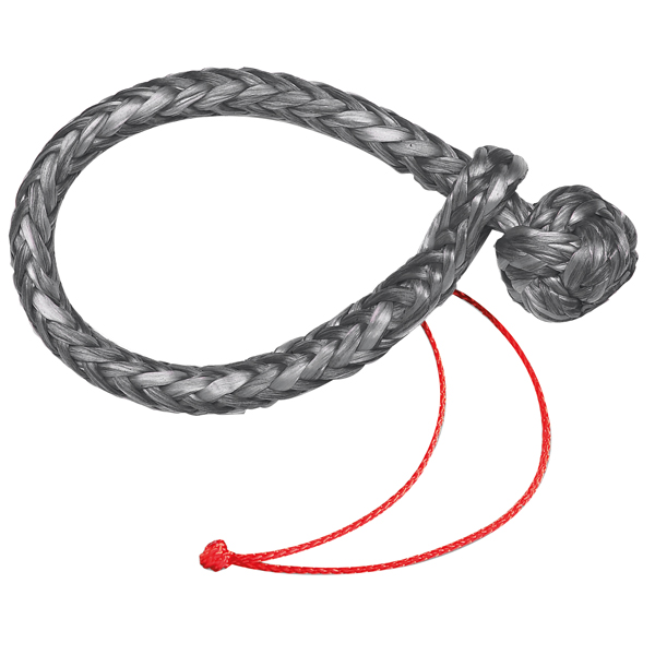Robline Soft Rope Schäkel 12mm Grau 70mm 5.9T