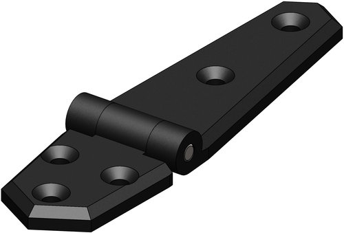 Trudesign hinge long black 134x35mm