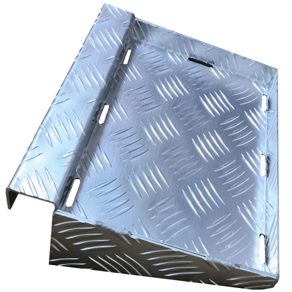 Battery box holder in aluminum for trailer vanes