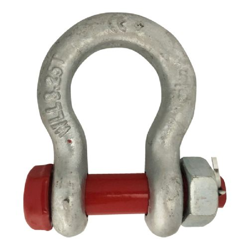 Shackle RP "H" w/nut and split 11 x 13 mm 7/16" 1.5 T