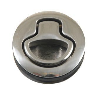 Floor bracket with spring Ø61mm depth 20mm cast RF steel