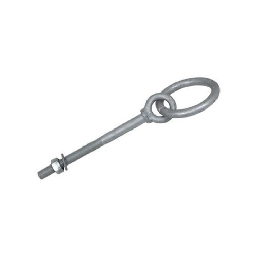 Ringbolt med møtrik varmgalv. M6x50