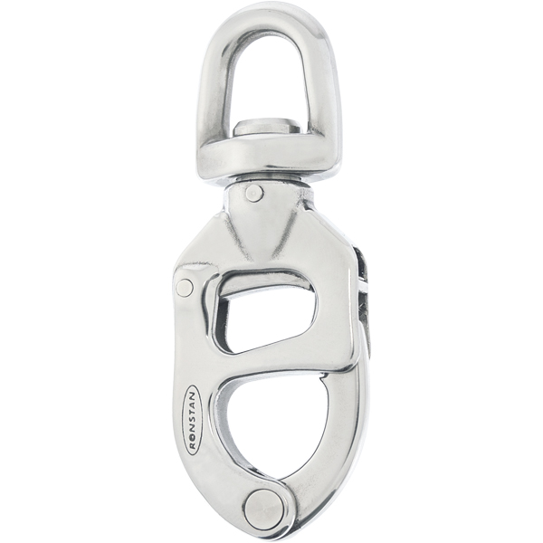 Ronstan Triggersnap Schothaken kleines Auge blau 3,200 kg 97 mm