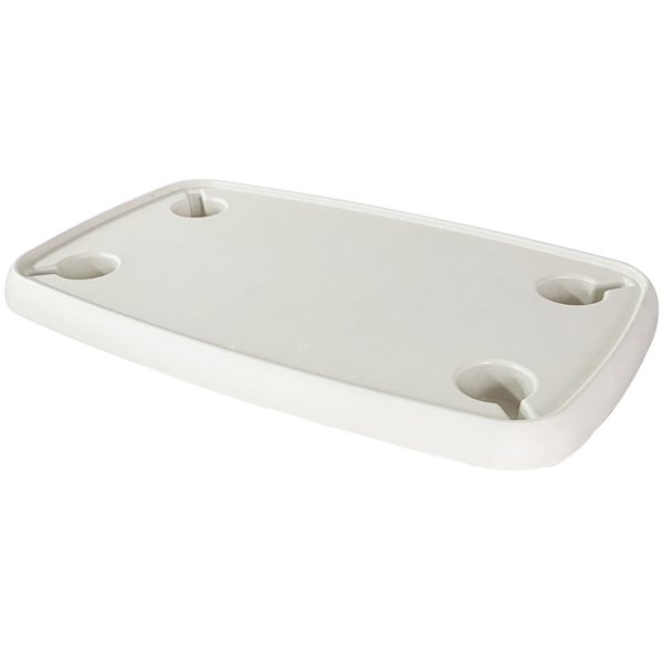 Table rectangle white abs 46x76cm