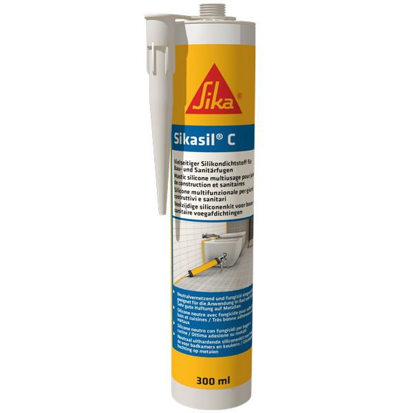 Sikasil-C Silikon klar 300 ml Kartusche