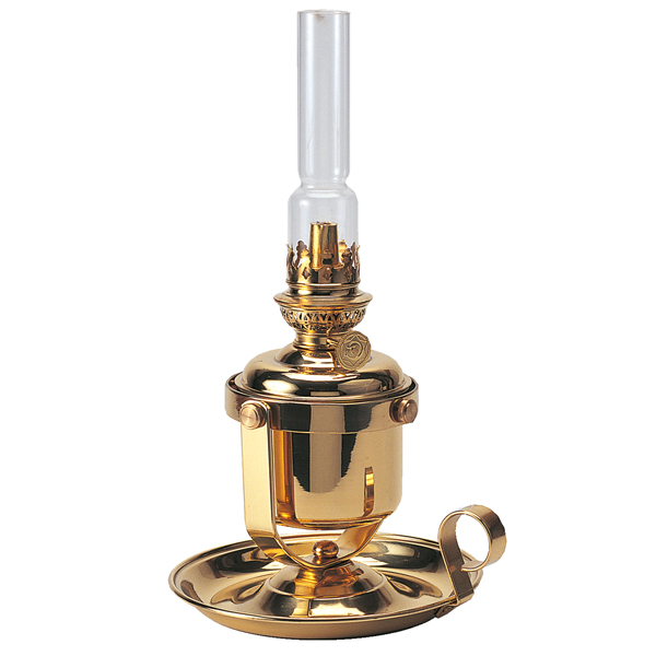 DHR table and bulkhead lamp in brass