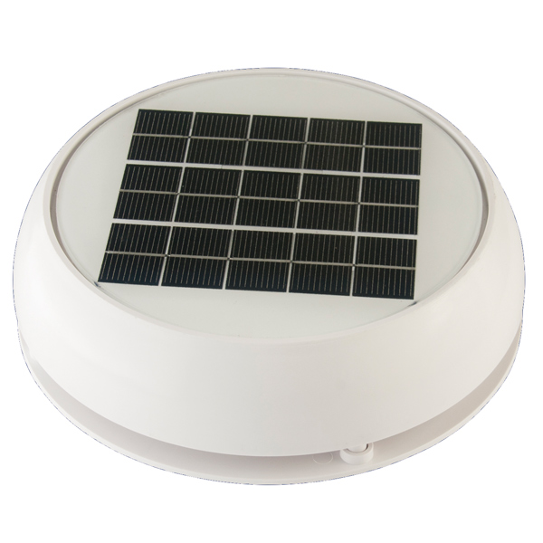 Marinco 3" Day & Night Solarventilator, Kunststoff weiß