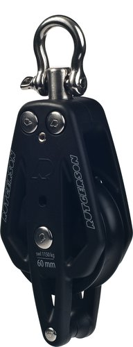 Rutgerson single block with dog paw 50mm