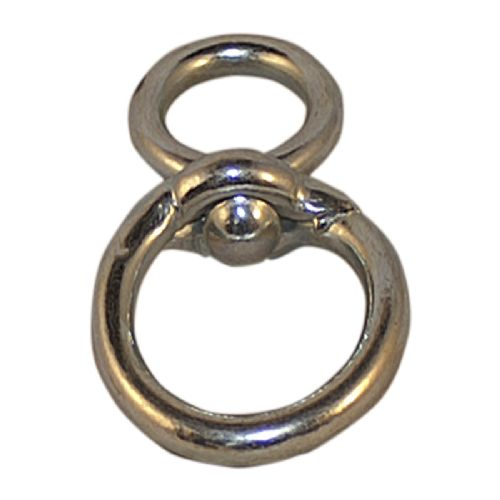 Drehgelenk vernickelt groß Auge Ø8x40 klein Ø7x25