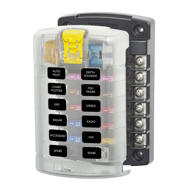 Blue Sea Fuse Holder 12 Pcs