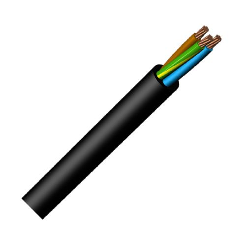 Rubber cable H07RN-F 3x2.5mm² - 1 meter