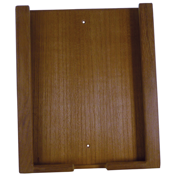 Roca Teakholz-Tablet-Halter 20,4 x 2,5 x 24,4 cm