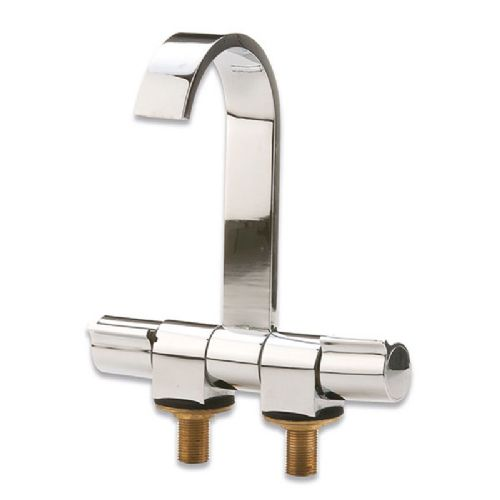 Faucet slim two-lever mix 2x3/8" male N0119160