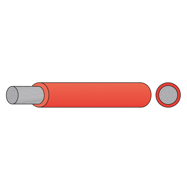 1852 professional marine cable tinned red 16mm2 10m