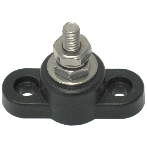 EL switch single black max. 150Amp Ø6.4mm