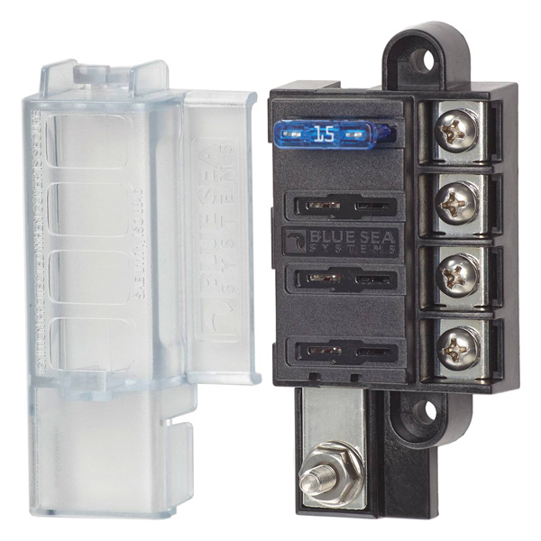 Blue Sea Fuse Holder, 4 Blade Fuse